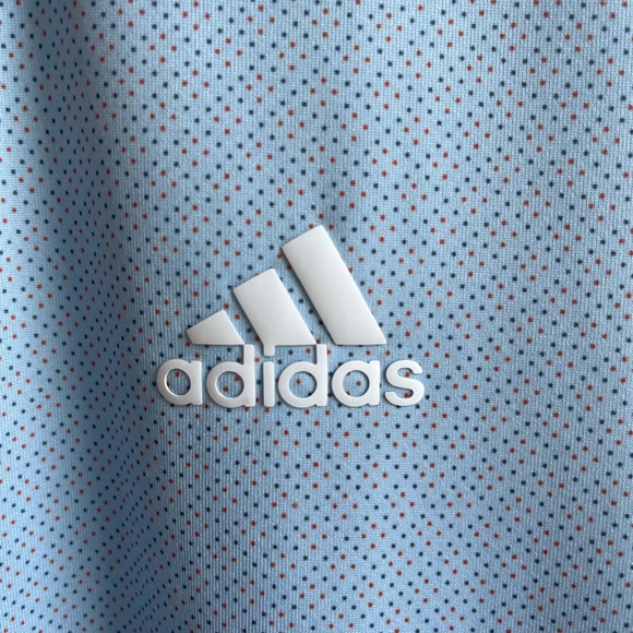 Adidas Men’s Short Sleeve Ultimate Dot Print Golf Polo - Picture 2 of 4